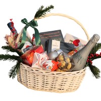 Подарочная корзина "Зимнее утро"